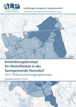 Entwicklungskonzept Für Wohnflächen in Der Samtgemeinde Nenndorf Teil 1: Wohnraumversorgungskonzept