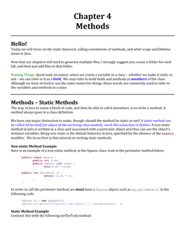 Chapter 4 Methods