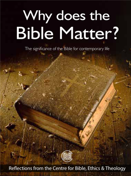 Why-Does-The-Bible-Matter.Pdf