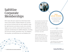 Saltwire Corporate Memberships