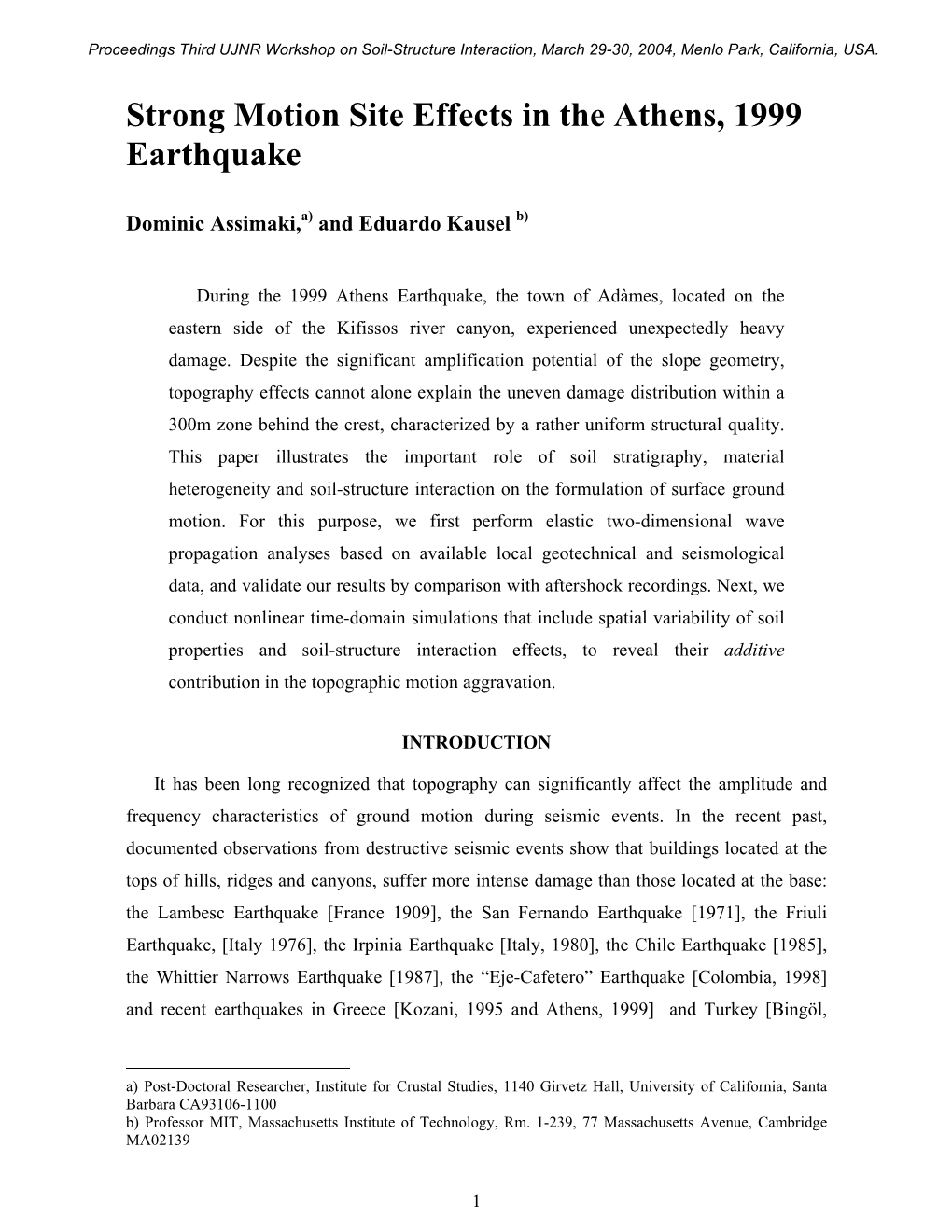 Examples of Manuscript Components and Description of Electronic