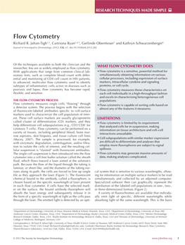 Flow Cytometry Richard R