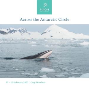 Across the Antarctic Circle