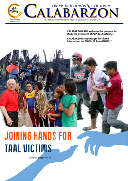 Taal Victims Joining Hands