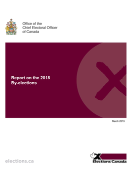 Report on the 2018 By-Elections
