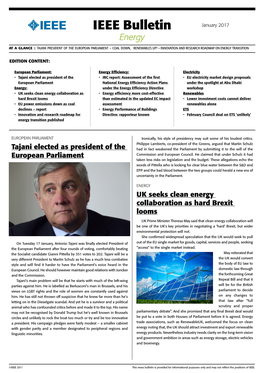 IEEE Bulletin January 2017 Energy