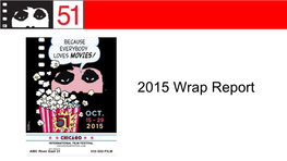 2015 Wrap Report
