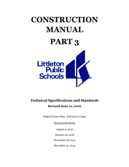 Construction Manual Part 3