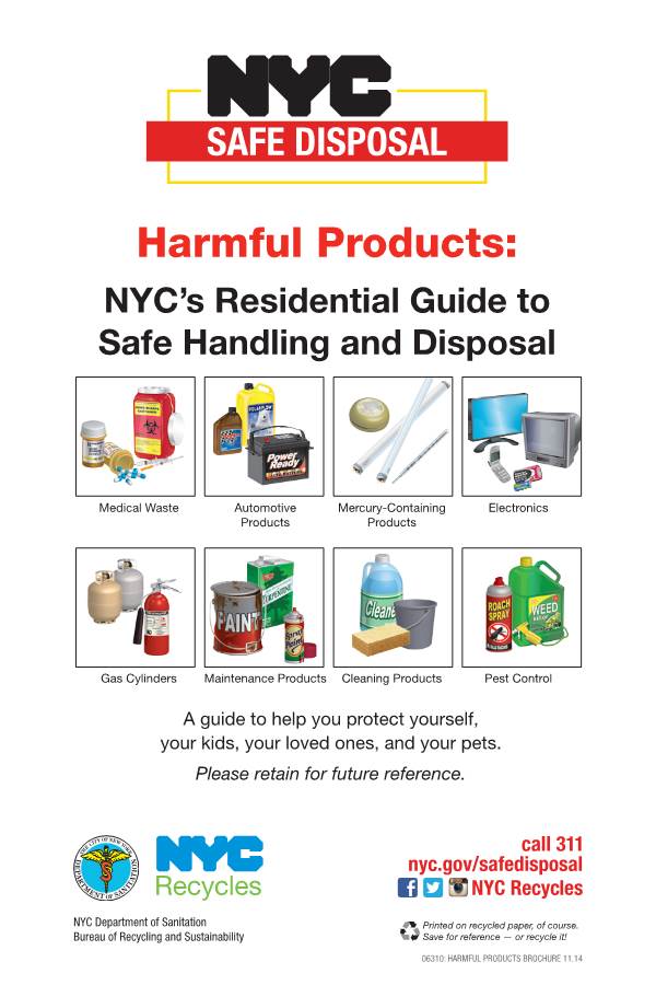 Harmful Products: NYC's Residential Guide to Safe Handling and Disposal