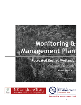 Monitoring & Management Plan