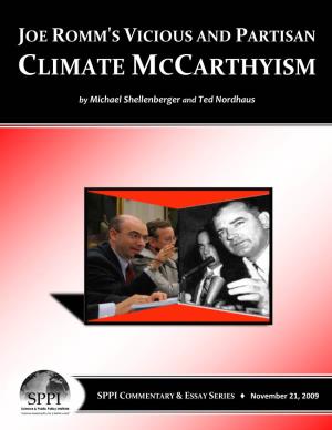 Climate Mccarthyism