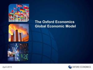 The Oxford Economics Global Economic Model