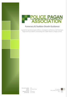 Funerary & Sudden Death Guidance