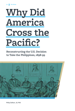 Reconstructing the U.S. Decision to Take the Philippines, 1898-99