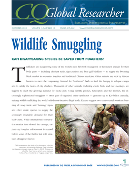 Wildlife Smuggling