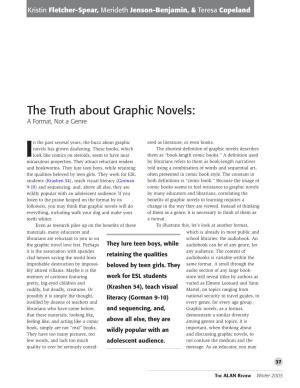The Truth About Graphic Novels: a Format, Not a Genre