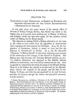 Chapter VII. Elevation to the Episcopate As Bishop of Kilmore And