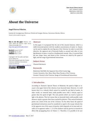 About the Universe