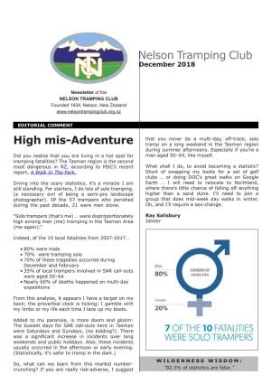 Nelson Tramping Club High Mis-Adventure