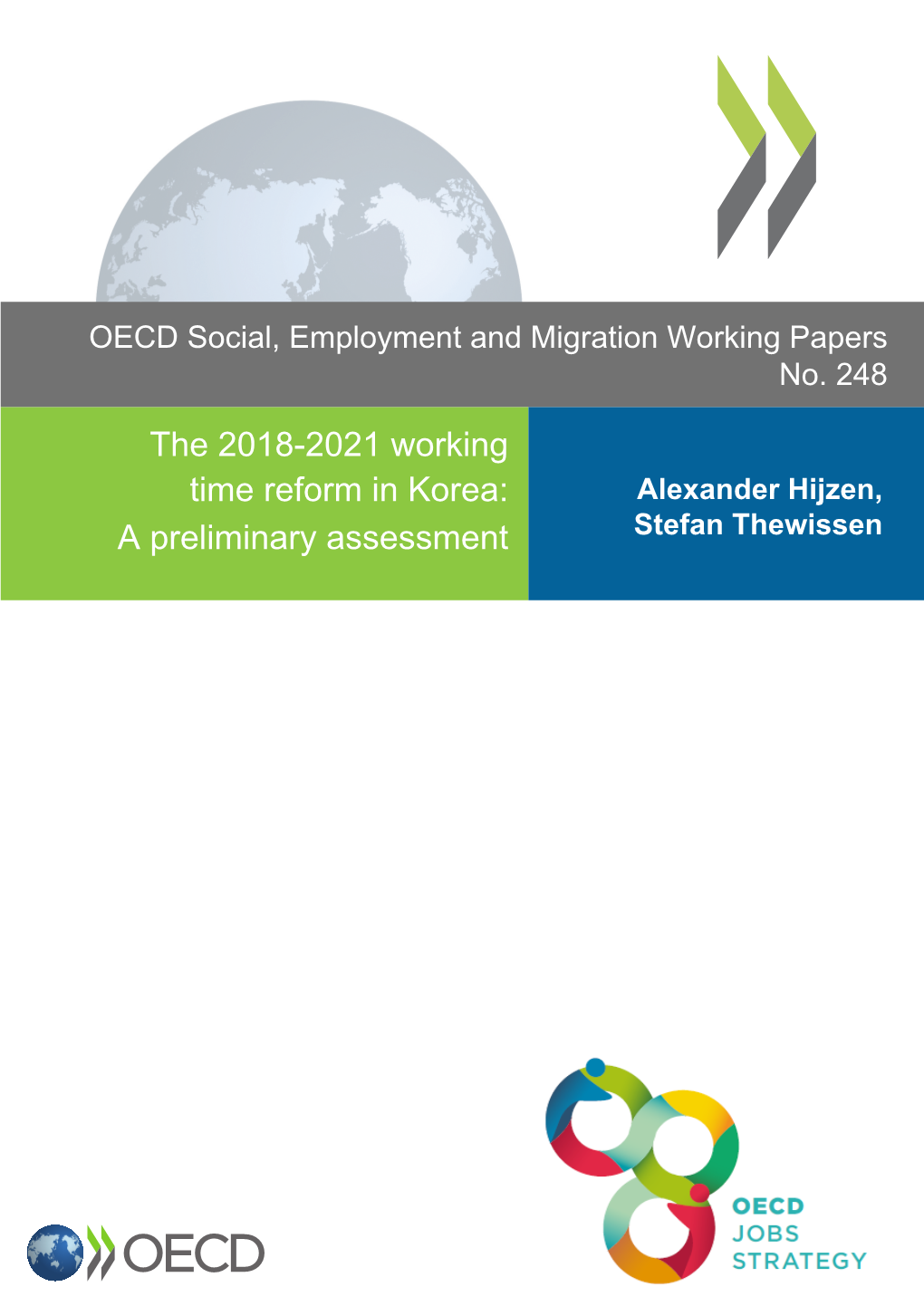 The 2018-2021 Working Time Reform in Korea: a Preliminary Assessment