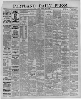Portland Daily Press: April 07,1888