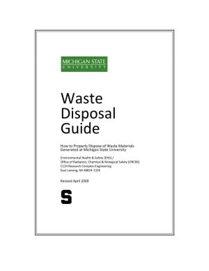Waste Disposal Guide