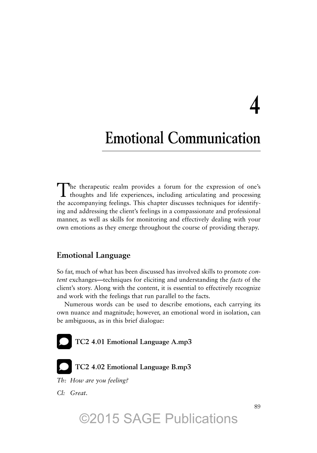 Emotional Communication