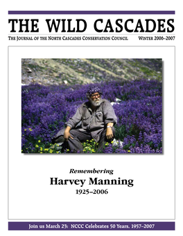 Harvey Manning 1925–2006