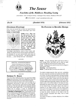 The Seaxe Newsletter of the Middlesex Heraldry Society
