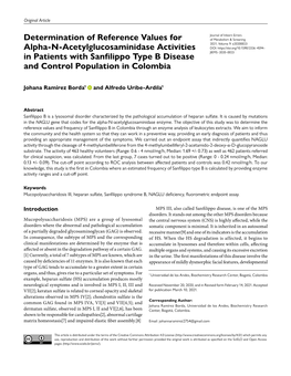 Journal of Inborn Errors of Metabolism & Screening