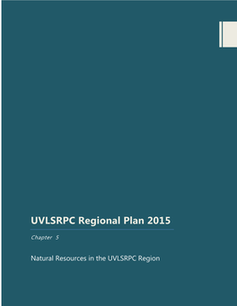Natural Resources in the UVLSRPC Region