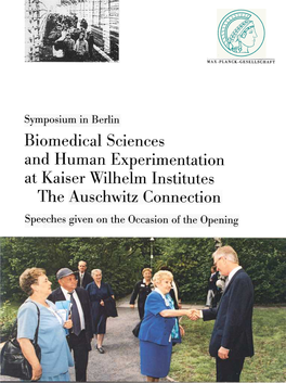 Biomedical Sciences and Human Experimentation at Kaiser Wilhelm