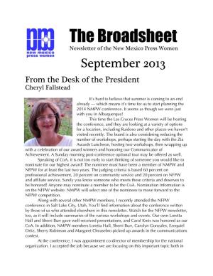 September2013 Broadsheet