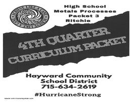 Hayward Cornrnunity School District 715-634-2619