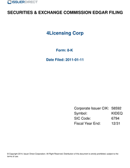 4Licensing Corp