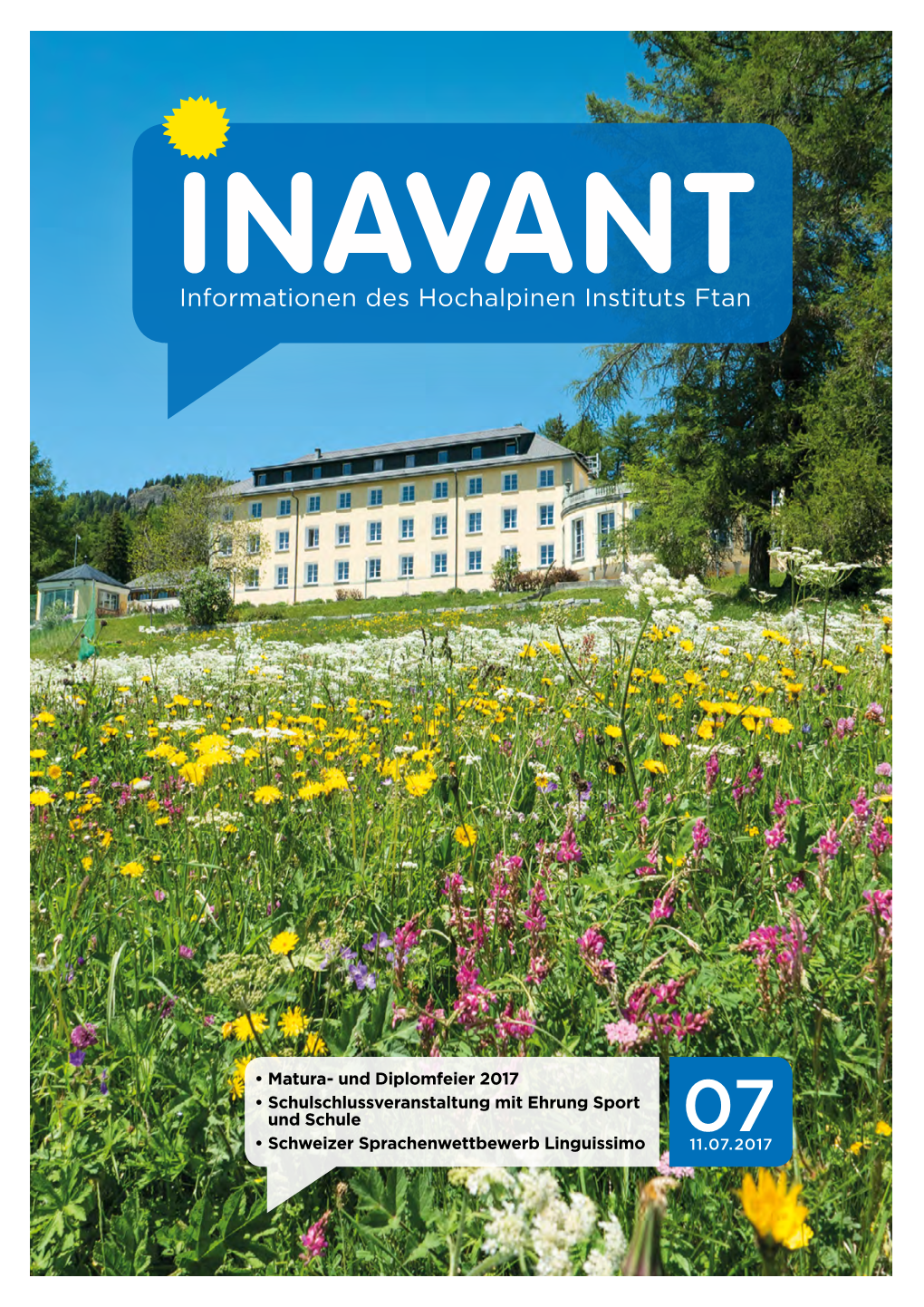 INAVANT Informationen Des Hochalpinen Instituts Ftan