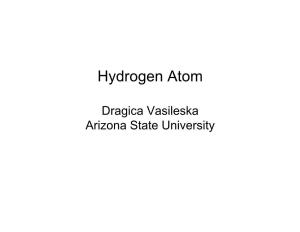 Importance of Hydrogen Atom