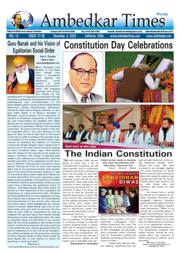 Constitution Day Celebrations Prem K