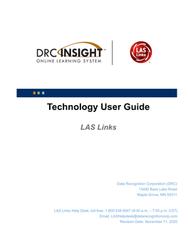 LAS Links Technology User Guide