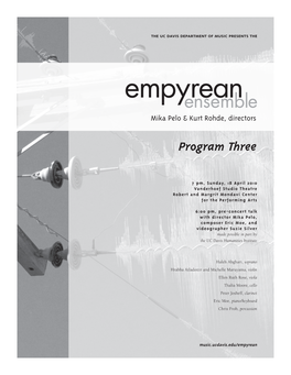 Program Three