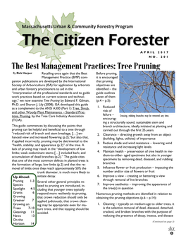 The Best Management Practices: Tree Pruning