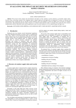 Evaluating the Impact of Security Measures on Container Supply Chains