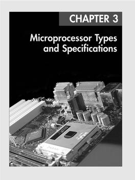 CHAPTER 3 Microprocessor Types and Specifications 36 Chapter 3 Microprocessor Types and Specifications