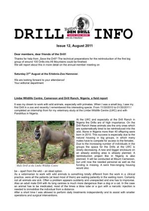DRILL INFO Issue 12, August 2011