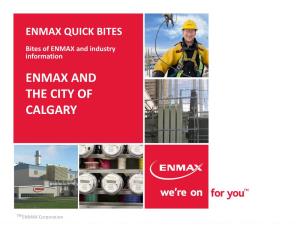 Enmax and the City of Calgary