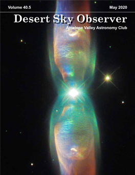 Desert Sky Observer Antelope Valley Astronomy Club Desert Sky Observer Upcoming Events May 2020