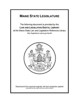 Maine Native American Economic Systems