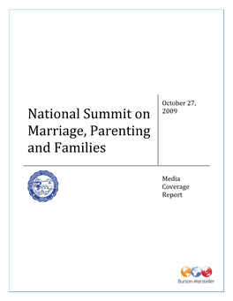 National Summit on Marriage, Parenting and Families at Hampton University Last Week