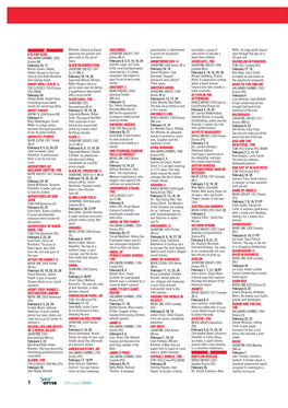 February 2006 This Month’S Movies Are Listed Alphabetically, MOVIE GUIDE with Dates, Channels and Film Classification