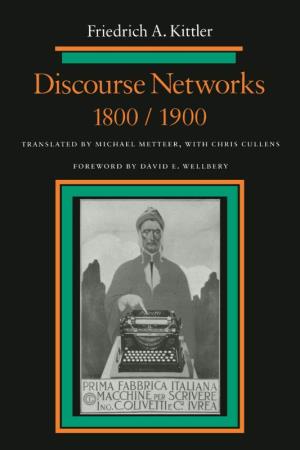 Discourse Networks, 1800/1900 P Friedrich A